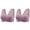 Purple, variant on 2 Pack Plus Size Front Closure Bras Seniors Comfy Wireless Sleep Bras High Support Push up Bras