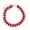 Red, variant on Fashionable Geometric Beaded Necklace Bohemian Styles Adjustable Clavicle Chain For Women Trendy Resin Jewelry