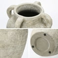 thumbnail image 2 of 9.8" Handmade Terracotta Vase Vintage Ceramic vase Rustic Stoneware Decorative with 4 HandlesMatte Textured for Home Decor, 2 of 6