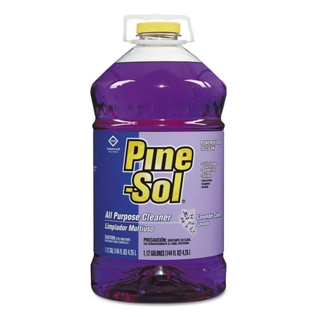 Pine-Sol All Purpose Cleaner, Lavender Clean, 144 oz Bottle, 3/Carton -CLO97301