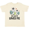 thumbnail image 3 of Inktastic Zebra My Auntie Loves Me Boys or Girls Toddler T-Shirt, 3 of 5