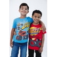 thumbnail image 2 of Blaze and the Monster Machines Toddler Boys' 2-Pack Short Sleeve T-Shirts Red Blue, 2 of 5
