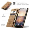 thumbnail image 6 of Retro PU Leather Wallet Case Compatible with Samsung Galaxy S24 Plus, Magnetic Closure Card Slots Cash Pocket Shockproof Protective Kickstand Durable Flip Case Cover for Samsung S24 Plus, Brown, 6 of 11