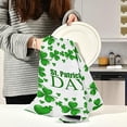 thumbnail image 6 of SKYSONIC St Patrick's Day Clover Kitchen Towel Set of 4,Super Soft Absorbent Hand Towel Tea Towel Tableware Cleaning Rag for Kitchen, Home, Hotel, Beach, Bathroom, Gym, 6 of 7