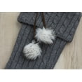 thumbnail image 5 of New Traditions - 3-Pack 20-Inch Christmas Stockings - Gray Cable Knit Stockings with Ivory Pom Poms, 5 of 7