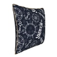 thumbnail image 2 of KLL Anchor and Lighthouse Decorative Throw Pillow Covers Velvet Soft for Couch Sofa Bedroom Living Room Outdoor - 18"x18", 2 of 8