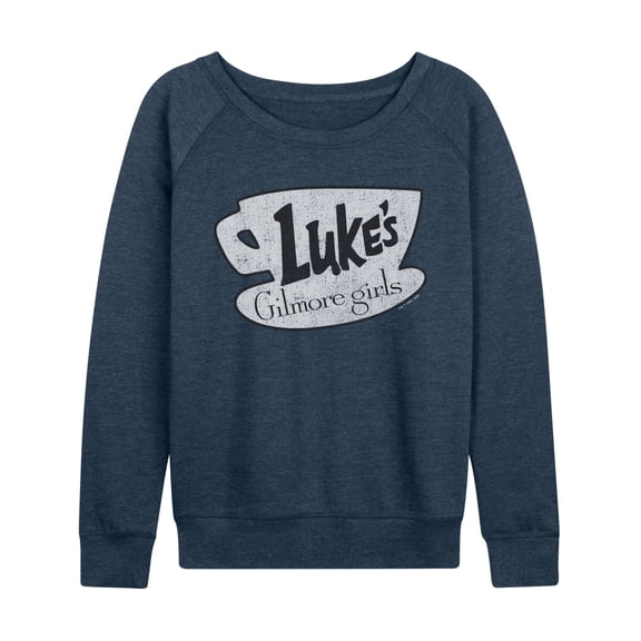Gilmore Girls - Lukes Coffee - Women's French Terry Long Sleeve Pullover