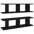 thumbnail image 6 of vidaXL Wall Shelves 2 pcs Floating Wall Shelf for Living Room Engineered Wood, 6 of 193