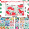 thumbnail image 2 of Bolsas de maquillaje SilTriangle Tropical Canvas 24 piezas, 2 of 7