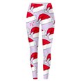 thumbnail image 4 of MKLEKYY Leggings de yoga para mujer, con estampado navideño, para ejercicio físico y levantamiento de pesas. 400, 4 of 4