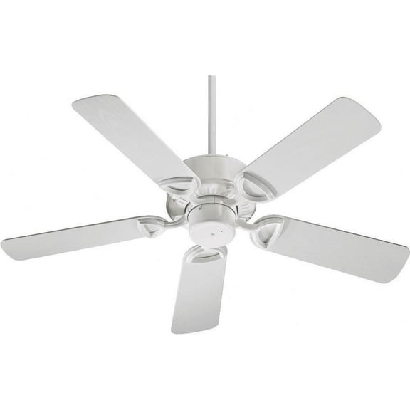 Stoneleigh Dell Patio Fan in Traditional Style 42 inches Wide By 12.5 inches High-White Finish-White Blade Color Bailey Street Home 183-Bel-3399540