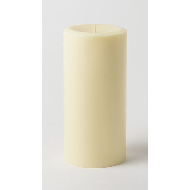 4" x 8" Ivory Bulk Pillar Candles (Set of 6)