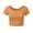 A552 Gold, variant on Mifsaly Slim Fit Crop Tops for Women Scoop Neck Short Sleeve Summer Cropped Top Basic Stretchy Lightweight Going Out T-Shirts Party Clubwear Workout Athletic Yoga Tee Free Size