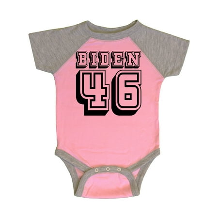 

Inktastic Biden 46 Voting 2020 in White Text Gift Baby Boy or Baby Girl Bodysuit