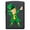 Black Matte Leprechaun, variant on Zippo Four Leaf Clover Green Matte Pocket Lighter