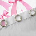 thumbnail image 4 of Feelyou Cute Watercolor Bow Curtains Pack of 2 (42x84 Each) for Child, Kawaii Bowknot Stars Pink Curtains Blackout, Dreamy Princess Ribbon Bedroom Curtains, Window Curtains Decor, 4 of 6