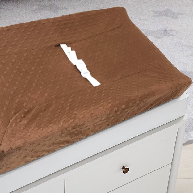 TL Care® Chenille Contoured Changing Pad Cover