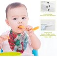 thumbnail image 4 of SKYSONIC Christmas Santa Claus Presents Baby Muslin Washcloths Face Towel, 3 PCS Winter Snow Burp Cloths Cotton Wipes Infant Wash Cloth for Newborn Boys Girls 12"x12", 4 of 7