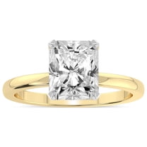 IGI Certified 5 Carat Radiant Shape Lab Grown Diamond Engagement Ring | 14K White Gold |Lyla Hidden Accents SolitaireLab Diamond Ring | FG-VS1-VS2 Quality Friendly Diamonds