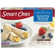 Smart Ones Egg, Sausage & Cheese Breakfast Wrap with Cheesy Sauce & Peppers Frozen Meal, 2 ct Box