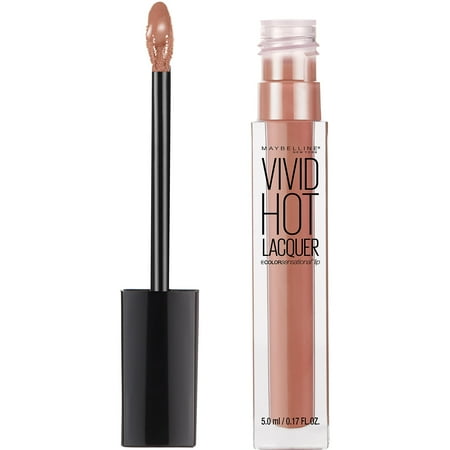 Maybelline Color Sensational Vivid Hot Lacquer Lip Gloss, (Best Lip Plumper On The Market)