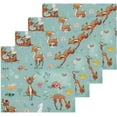 thumbnail image 2 of GZHJMY 6PCS Fawn and Rabbit Wearing Wreaths Towels Cotton Washcloths Set,Quick Drying & Absorbent Soft Bathroom Hand Towel Lightweight & Portable Fingertip Towel, 2 of 7