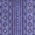 thumbnail image 1 of Ahgly Company Indoor Square Abstract Blue Modern Area Rugs, 4' Square, 1 of 4