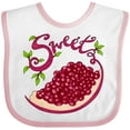 thumbnail image 3 of Inktastic Sweet Pomegranate Boys or Girls Baby Bib, 3 of 4