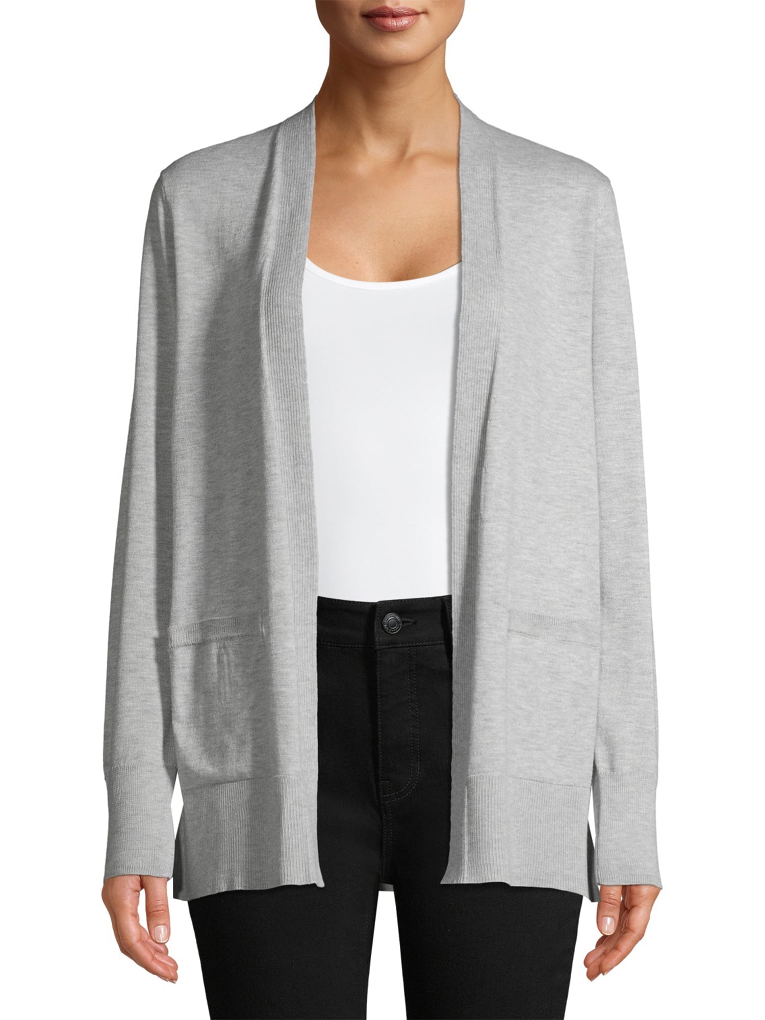 open front cardigan walmart