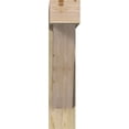 thumbnail image 2 of Ekena Millwork 8"W x 36"D x 36"H Traditional Block Rough Sawn Bracket w/ Offset Brace, Douglas Fir, 2 of 25