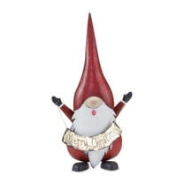 Melrose Gnome Christmas Statue with Merry Christmas Sign - 27"