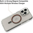 thumbnail image 2 of Case Made for iPhone 15 Pro 6.1 Inch (Compatible with MagSafe) Anti-Yellow Clear Phone Case Anti-Scratch Shockproof Protective Slim Case for Women Men - Gray, 2 of 12