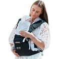 thumbnail image 1 of Portabebés, KIDIRA 6 en 1, portabebés ergonómico para recién nacidos y niños pequeños de 7 a 50 libras, portabebés delantero y trasero con asiento de cadera para papá mamá, portabebés de malla ajustab, 1 of 5