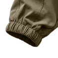 thumbnail image 6 of LODIENY Tapered Cargo Pants for Men Belted Elastic Waist Workout Joggers Lightweight Sweatpants Hiking Loose Fit Trousers with Multi Pockets Khaki XXL, 6 of 6