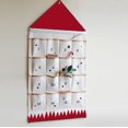 thumbnail image 4 of Fiudx Calendario de Cuenta Regresiva para Navidad, 24 Bolsillos para Colgar En La Pared, Tela Resistente, Decoración Festiva para El Hogar, Fácil de Guardar, Diseño Reutilizable, Alegría Navideña, 24, 4 of 6