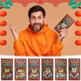 thumbnail image 1 of hengsof 6 Pcs 2025 Nouvel An Chinois Enveloppes Rouges Année du Serpent Enveloppes Rouges Paquet d'Argent Chanceux pour Festival de Printemps, 1 of 9