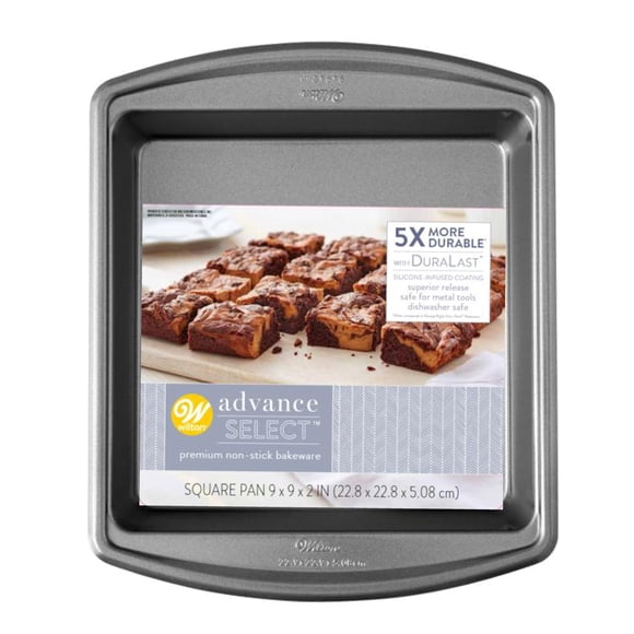 Molde para tartas Wilton Advance Select Premium, antiadherente, 23 x 23 cm
