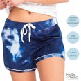 thumbnail image 2 of Hello Mello Dyes The Limit Soft Pajama Lounge Shorts, Navy Medium/Large (Women's), 2 of 6