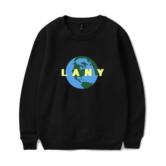 Lany Merch Sweatshirt Earth Logo Merch Long Sleeve Crewneck Streetwear Men Women Sweatshirts