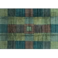 thumbnail image 1 of Ahgly Company Indoor Rectangle Checkered Light Blue Modern Area Rugs, 2' x 4', 1 of 4