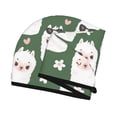thumbnail image 3 of Disketp Alpaca Faces Microfiber Hair Towel Wrap,Hair Drying Towel With Button,Towel Turban,Head Towel To Dry Hair Quickly For Girls And Women, 3 of 8