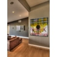thumbnail image 6 of Pink and Yellow Sunflower by Parvez Taj Painting Print on Wrapped Canvas, 6 of 7