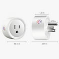 thumbnail image 3 of CNKOO  Smart Plug  Wifi Plugs Work with Alexa &  Assistant  Smart Outlet with Timer & Group Controller  Wifi Outlet  Home   Hub Required  Etl & Fcc Certified  2.4G Wifi Only, 3 of 7