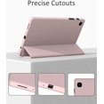 thumbnail image 2 of Funda Protectora Delgada y Ligera de Triple Pliegue para Samsung Galaxy Tab A7 Lite de 8.7 Pulgadas 2021, Cubierta Trasera de TPU Suave a Prueba de Golpes con Soporte para SM-T220/T225/T227, Rosa, 2 of 6
