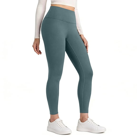 Butt Lifting Leggings for Women Tummy Control Elastic High Waisted Yoga Pants Soft Workout Leggings Slim Athletic Joggers Turquoise M
