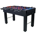 thumbnail image 2 of 54-Inch Hurricane Foosball Table for Family Game Rooms with Light Cherry Finish, Analog Scoring and Free Accessories black, 2 of 4