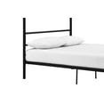 Mainstays Metal Canopy Bed, Queen, Black