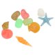 thumbnail image 5 of Decoración para pecera, 10 piezas de piedra luminosa decorativa, conchas de mar brillantes, conchas de mar luminosas, diseño de próxima generación, 5 of 8