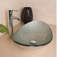 thumbnail image 5 of Ainfox Bathroom Artistic Tempered Glass Vessel Sink Bowl with Faucet & Pop-up Drain Combo, 5 of 10