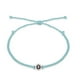 thumbnail image 1 of Qarigey Navidad portátil personalizado mujer romántica Navidad chica trenzado brazalete colgante ajustable joyería Festival regalo Ropa, zapatos y accesorios Miscelánea Azul Plata Qarigey AP012364-01, 1 of 6